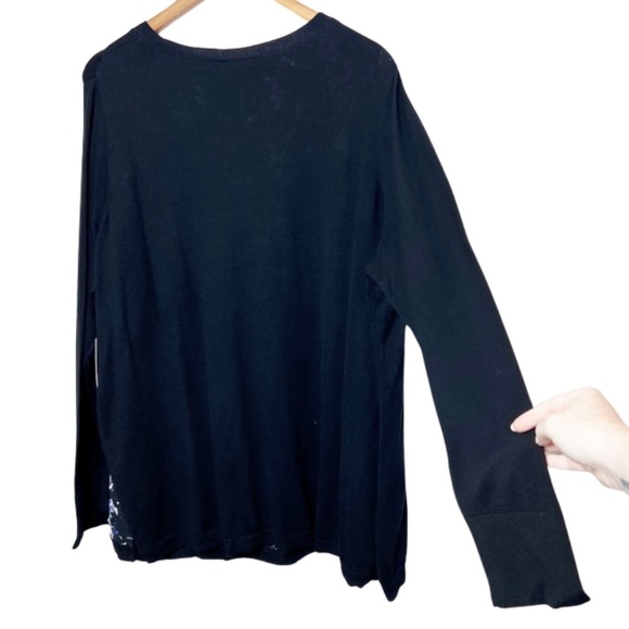 New with Tag Womens Simply Vera Vera Wang Mystical Amethyst Layered Sweater Plus - Picture 10 of 16